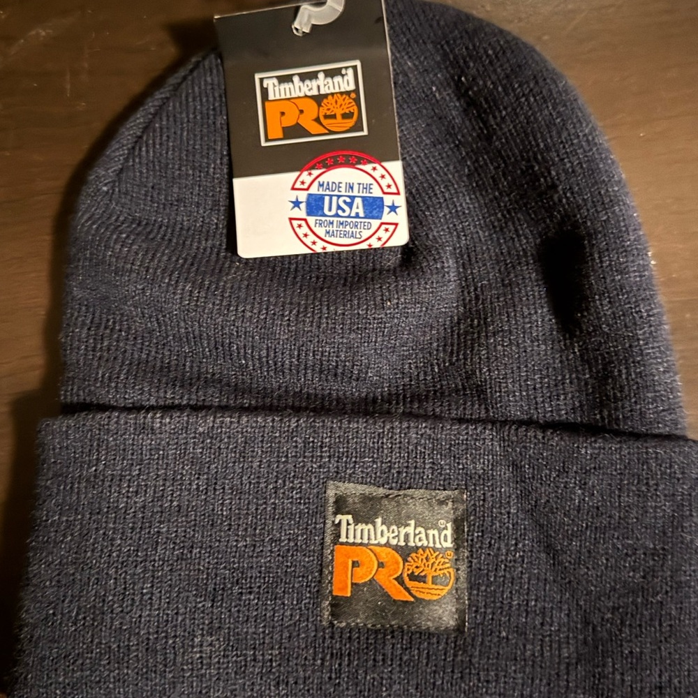 Timberland PRO Navy Knit Beanie